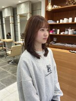シンス(Since)&nbsp;顔周りレイヤーカット／ナチュラルヘア   里見美穂