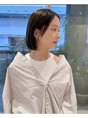 【ボブ】黒髪小顔ボブ