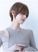 デザインカラー/レイヤーカット/ウェットヘア/オリーブベージュ