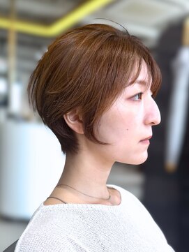 ワン バイ ジエクト(One by The Ect) 似合わせショートボブ◇髪質改善カラー・マロンベージュ