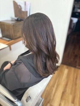 ココカラヘアー プラス(cococara‐hair plus) オリーブカラー×明るめグレーカラー