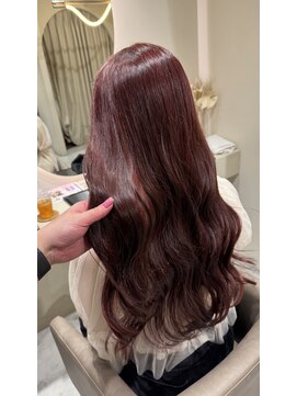 エレン 池袋(ElEn.) 夏の暖色カラー【ブリーチなしWカラー】