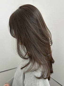 ムード(MOOD,) ダークアッシュ/似合わせカット[レイヤーカット/髪質改善/銀座]