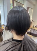 表面ストレートショートボブ