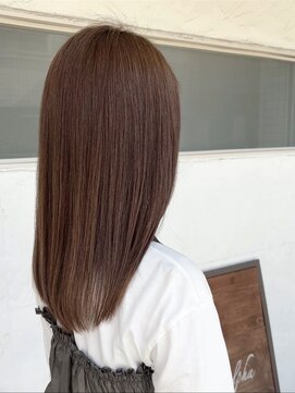 アルファ(alpha) 大人ガーリー/ダークアッシュ/似合わせカット/ミディアムレイヤ