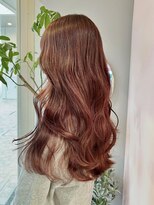 クム(kumu)&nbsp;ブリーチなしダブルカラー暖色モテ髪ピンクブラウン