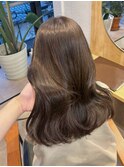 ２０代/３０代透明感ベージュ/ブリーチなしカラー