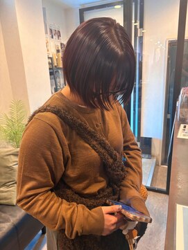 サミット ウル(SUMMIT ulu.) 【ulu.hana】ショートボブ×レッドブラウン