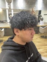 フィゼル あべのルシアス店(Aujua fizelle) 簡単セットメンズパーマ * 佐藤 空