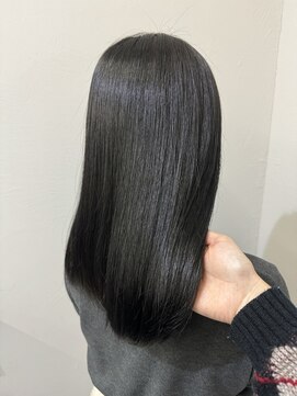 ロットアニバース(lott annibirth) 【髪質改善】就活ブラック/黒髪/暗髪/黒染めなし/髪質改善