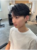 千葉駅MEN’S/波巻きツイストスパイラル/刈り上げセンターパート