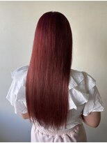 エクラート イーリス 高田馬場店(ECLART IriS)&nbsp;コーラルレッド×艶髪ストレート