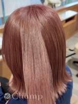 チャンプ 登美ケ丘店(Champ) ピンクベージュ艶カラー