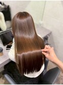 乾かすだけでまとまる美髪縮毛矯正 艶髪ロング 表参道駅20代30代