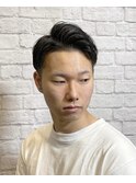 七三分けツーブロック