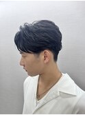 men's/メンズ曲がる縮毛矯正/ニュアンスパーマ/黒染め/横浜