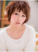 *+COVER HAIR+*‥遊びバングが可愛い☆カジュアルショートb!