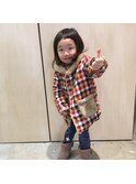 鹿沼で唯一本格ヘッドスパが出来る美容室　短い前髪はかわいい♪