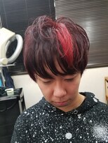 アネモネ ハッピー ヘアー ライフ(ANEMONE Happy hair Life) マッシュ！メッシュ！レッド！！