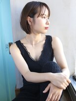 バース(BIRTH)&nbsp;天神【BIRTH】フェミニンボブ×ネイビーカラー　3