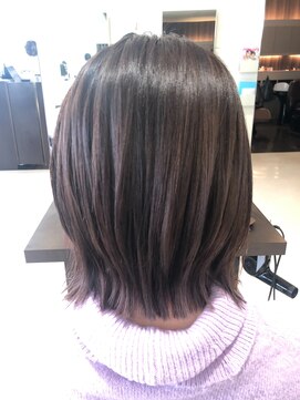 アメイジングヘアー 美沢店(AMAZING HAIR) 【AMAZING HAIR美沢店/山岸】 艶感｜暖色系カラー｜レイヤーボブ
