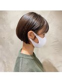 襟足いらない方へ 短すぎないショート、ボブ 広島 個室