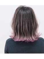 モアナ バイ ヘッドライト 駒沢大学店(Moana by HEADLIGHT)&nbsp;Moana【駒沢】#裾カラー#毛先ピンク#ボブ#グラデーション