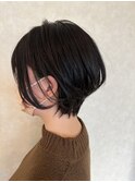 耳掛けショートボブ♪