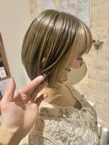 ブレス ヘアー clara店(Bless HAIR) 20代.30代.40代/インナーカラー/ボブ/ショートボブ/ダブルカラー