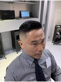 ベリーショートサイドパートフェードF