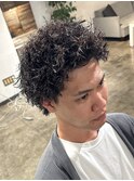 スパイキーショートツイストスパイラルパーマツイストパーマ