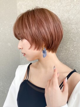 ロンド レグリーズ 立川(Lond leglise) ショート×顔周り×前髪×シルキーベージュ×グレージュカラー