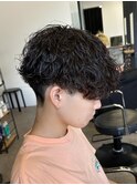 波巻きパーマスパイラルパーマツイストスパイラルパーマメンズ
