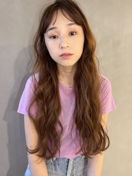 パーク(PARK) 【PARK】抜け感ラフウェーブ×ウォームカラー