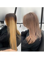 エフ 錦糸町(F.)&nbsp;シャドールーツ×ミルクティーベージュ