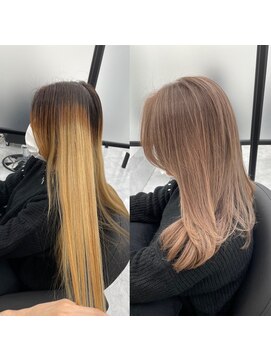 エフ 錦糸町(F.) シャドールーツ×ミルクティーベージュ