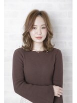 ルルディ バイ アフロディーテ銀座(luludi by APHRODITE) 黒髪/グレーベージュ/レイヤーロング/前髪パーマ/銀座