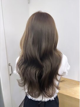 ジーナ 船橋(Zina) 髪質改善＊ロングレイヤーグレーベージュ＊美髪【Zina船橋】