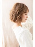 ミルクティーアッシュゆるふわ大人ボブパーマZ川口20代30代40代!