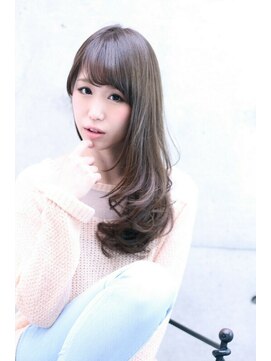 リル 西宮(LiL') 【LiL'西宮】リラクシーナチュラルロング_フォギーベージュ