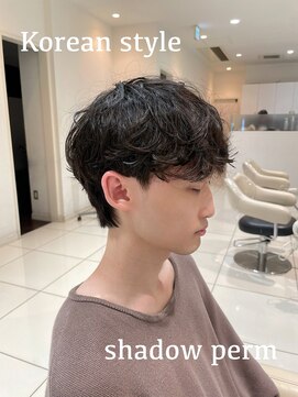 アッシュ 武蔵小金井店(Ash) 《韓国風》シャドウパーマ×ミニウルフ