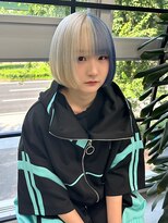 ジルスタジオ(JILL STUDIO)&nbsp;JILL STUDIO デザインツートンカラー/ホワイト/ブルー