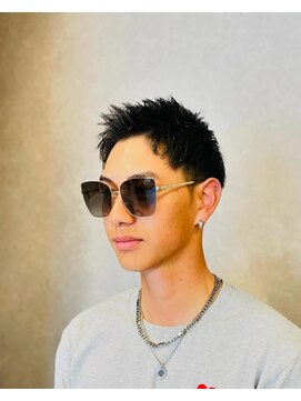 スター(STAR) アップバング/ショート/ツーブロック/オシャレ感/メンズ