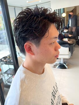 ヘアーアンドエステ ハラダ 滝ノ水店(Hair&Esthe Harada) フェザーパーマ/メンズカット/刈り上げスタイル