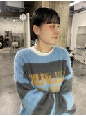 ミニボブ/ボブ/切りっぱなし