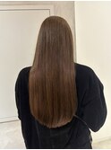 【YOKE】くすみベージュダブルカラーブリーチ無しブラウン透明感