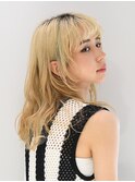 20代30代大人可愛いダブルカラーブリーチイルミナカラー