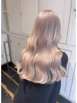 ベレーザ 渋谷神南(Beleza) 14199ブリーチ&ダブルカラーホワイトブロンドハイトーンカラー