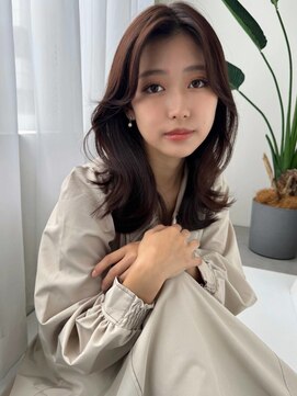ソヨン 金沢店(SOYON) しっとりダークカラー×くびれヘア