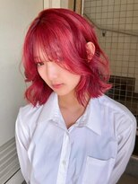 ムーン バイ ケンジ(moon by KENJE)&nbsp;[hinari]体育祭カラー/レッドカラー/ハイトーンボブ